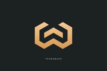 w letter vector trademark brand logo