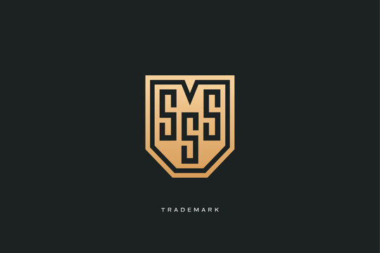 sss letter s combination monogram logo