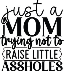 Funny Mom SVG Design