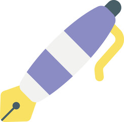 pen color outline icon design style