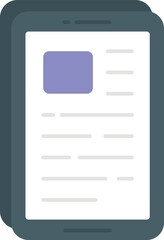 ebook color outline icon design style