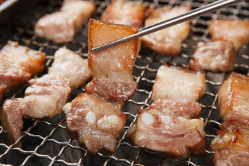 korean style grilled barbecue 