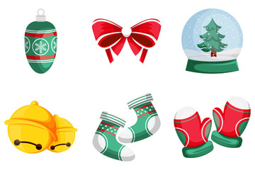 Set Collection of Christmas Element