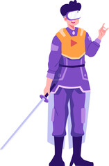 Metaverse Character Illustration