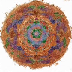 Oil painting, flowers, Paisley, various flower landscapes, fields, cacti