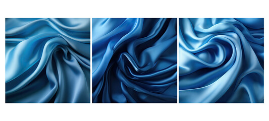 luxury blue drapery silk fabric background illustration material smooth, curtain y, drapes interior luxury blue drapery silk fabric background