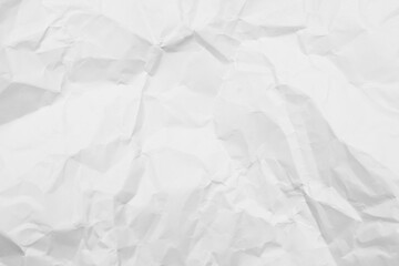 White Paper Texture background. Crumpled white paper abstract shape background with space paper recycle for text