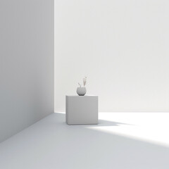 Unveiling the Clean Canvas of a White Box Mockup - Where Creativity Meets Minimalism for Maximum Impact