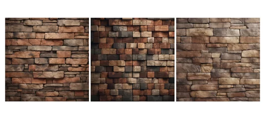 Foto op Canvas grunge brick stone texture surface illustration rough weathered, architectural detail, wall rough grunge brick stone texture surface © sevector