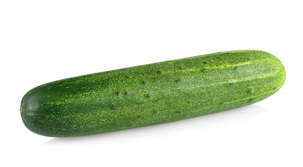 Cucumber isolated on white background.