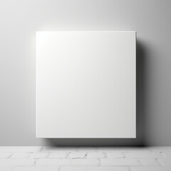 Unveiling the Clean Canvas of a White Box Mockup - Where Creativity Meets Minimalism for Maximum Impact