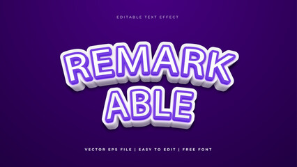 Blue white and purple remarkable modern editable text effect background
