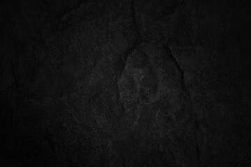 Dark gray black slate stone wall texture background in natural pattern for decorative interior and exterior.
