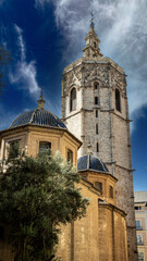 Miguelete Bell on the Reina´s Square in Valencia, Spain.