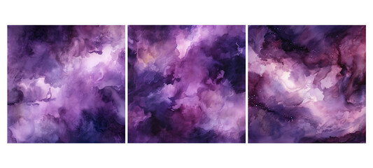 paint dark purple watercolor background illustration artistic painted, wet texture, color wash paint dark purple watercolor background