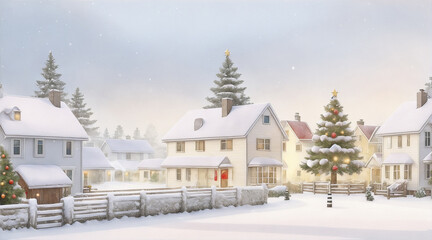 Photo rustic country house snowy winter
