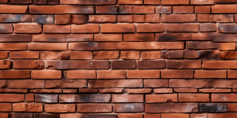 Obraz premium Red brick wall texture in a Seamless repeatable pattern.