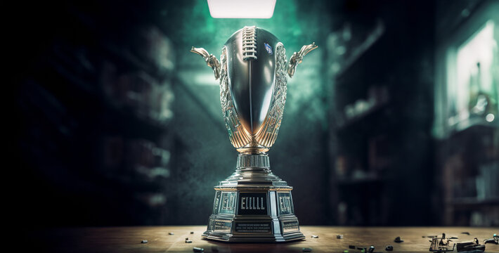 a fantasy football trophy with the word elite hd wallpaper