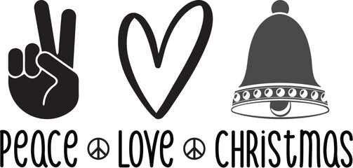 Peace Love SVG T-Shirt Design