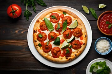 BAR-B-Q Pizza- Generated AI