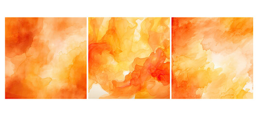 abstract orange watercolor background illustration colorful bright, vibrant gradient, artistic paper abstract orange watercolor background