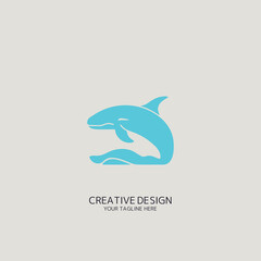 サメのロゴのベクター画像