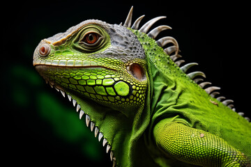 Fototapeta premium green iguana