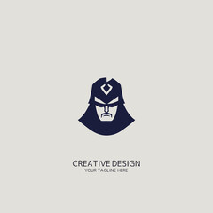 サムライのロゴのベクター画像