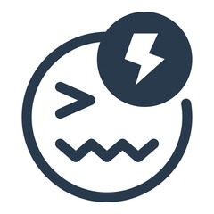 Anxiety mental health icon