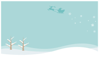 クリスマスの背景フレームベクターイラスト