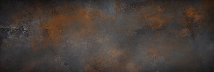 Grunge Rusty Dark Metal Stone Background Texture - obrazy, fototapety, plakaty