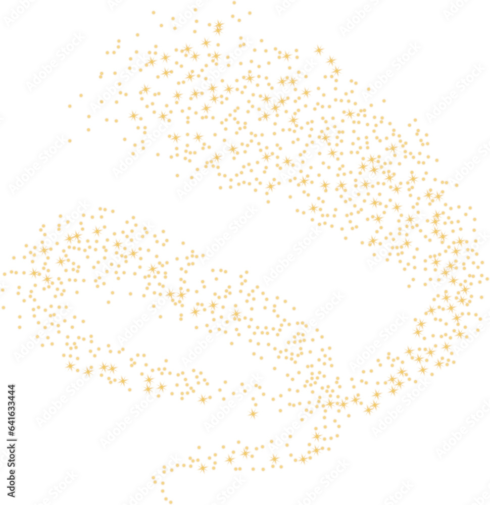 Poster glittering vector dust on a transparent background. golden sparkling lights. christmas holiday glow 