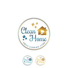 Cleaning logo and symbol vector template