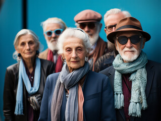 fashion senior people