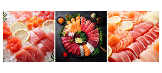 cuisine sashimi food texture background illustration japanese fresh, sushi healthy, delicious plate cuisine sashimi food texture background