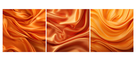 elegance silk orange texture background illustration fashion detail, elegant backdrop, fine fabric...