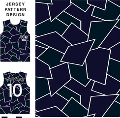 Abstract line light concept vector jersey pattern template for printing or sublimation sports uniforms football volleyball basketball e-sports cycling and fishing Free Vector.