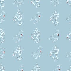 Colourful and Monochrome Flowers ,seamless pattern ,prints background