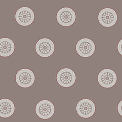 Colourful and Monochrome Flowers ,seamless pattern ,prints background