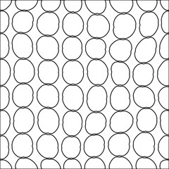  Stylish texture with figures from lines.Abstract black and white pattern for web page, textures, card, poster, fabric, textile. Monochrome graphic repeating design.