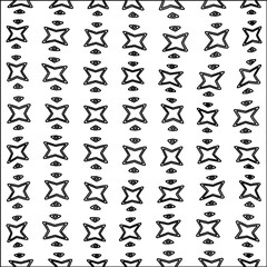  Stylish texture with figures from lines.Abstract black and white pattern for web page, textures, card, poster, fabric, textile. Monochrome graphic repeating design.