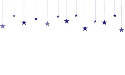 シンプルな星飾りの素材