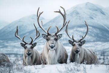 Exhausted but content, the reindeer relax, knowing they've spread joy across the world