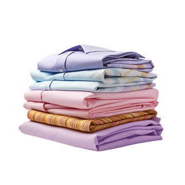 stack of clothes on a transparent background PNG