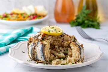 Anchovy pilaf(hamsi pilav), Turkish cuisine, Black Sea specialty