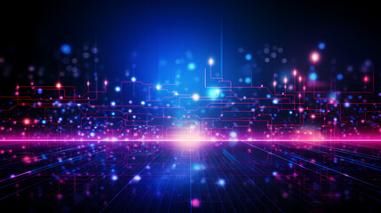 Fototapeta premium Abstract Background Science Technology