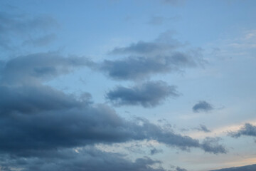 Clouds in the sky