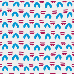 Repetitive abstract patterns. Seamless pattern for fashion, textile design,  on wall paper, fabric patterns, wrapping paper, fabrics and home decor. Abstract background. 