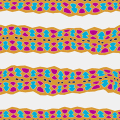 Repetitive abstract patterns. Seamless pattern for fashion, textile design,  on wall paper, fabric patterns, wrapping paper, fabrics and home decor. Abstract background.