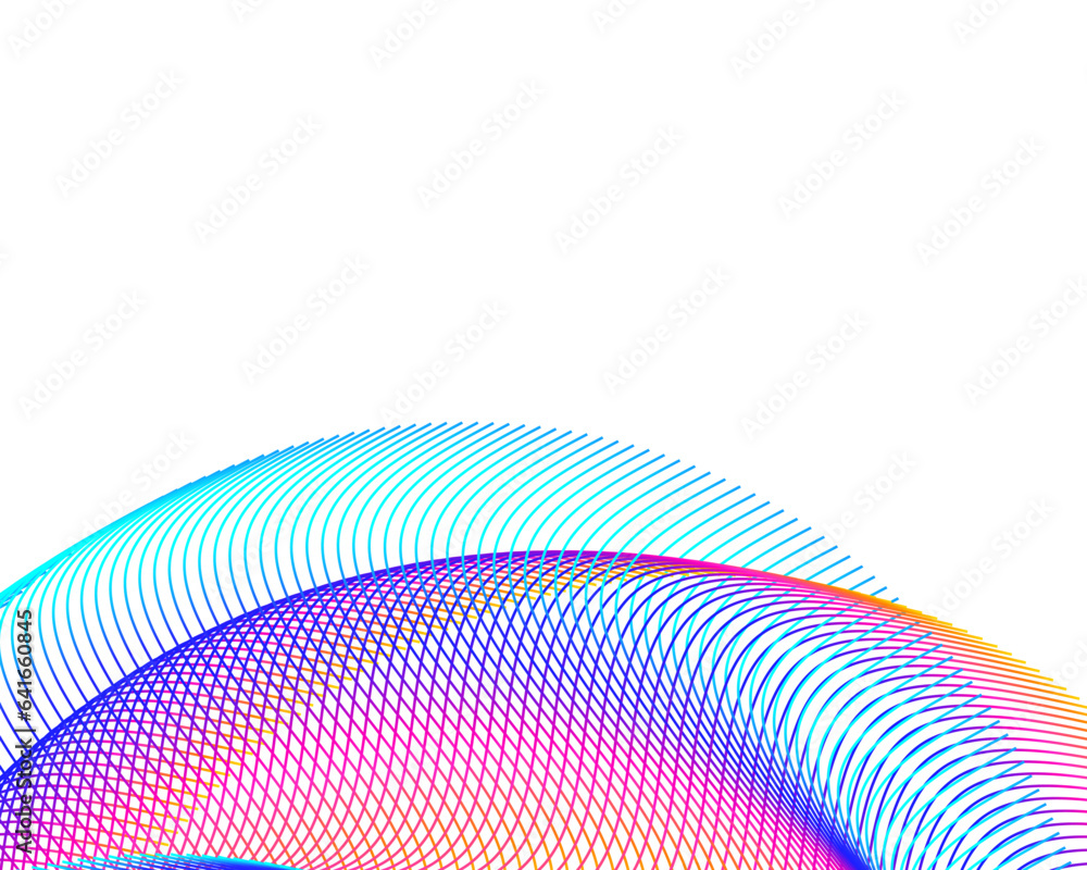 Poster abstract lines colors design element on white background of waves. vector illustration eps 10 for gr